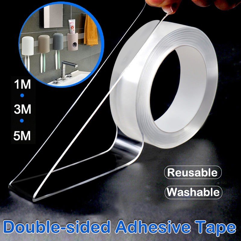 Clear Removable nano double-sided adhesive tape