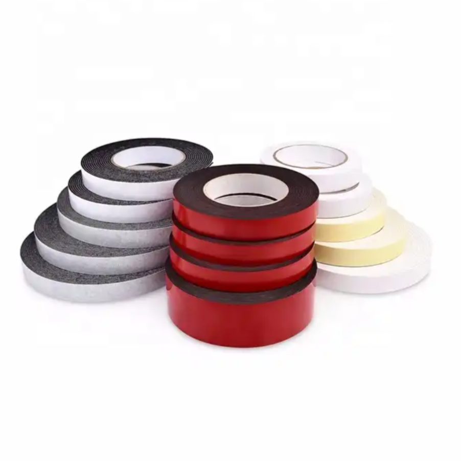 Strong Adhesive EVA Foam Double-sided Adhesive Black And White Waterproof And High Temperature Anti-bump Sealing Tape