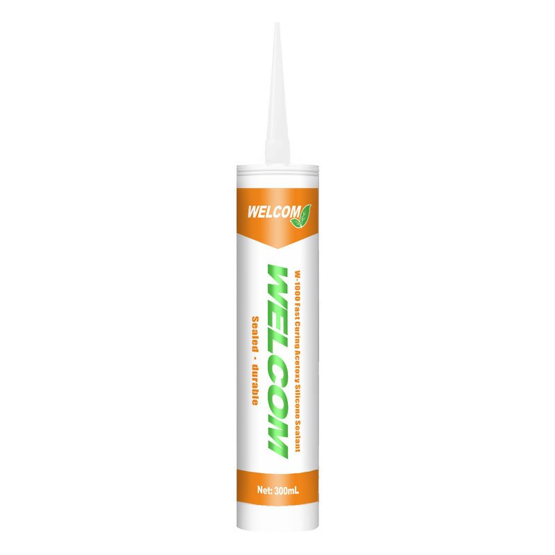 W-1000 Acetoxy Silicon Sealant Fast Curing Adhesive GP Kitchen Waterproof Adhesive Anti Mildew Neutral Silicone Sealant
