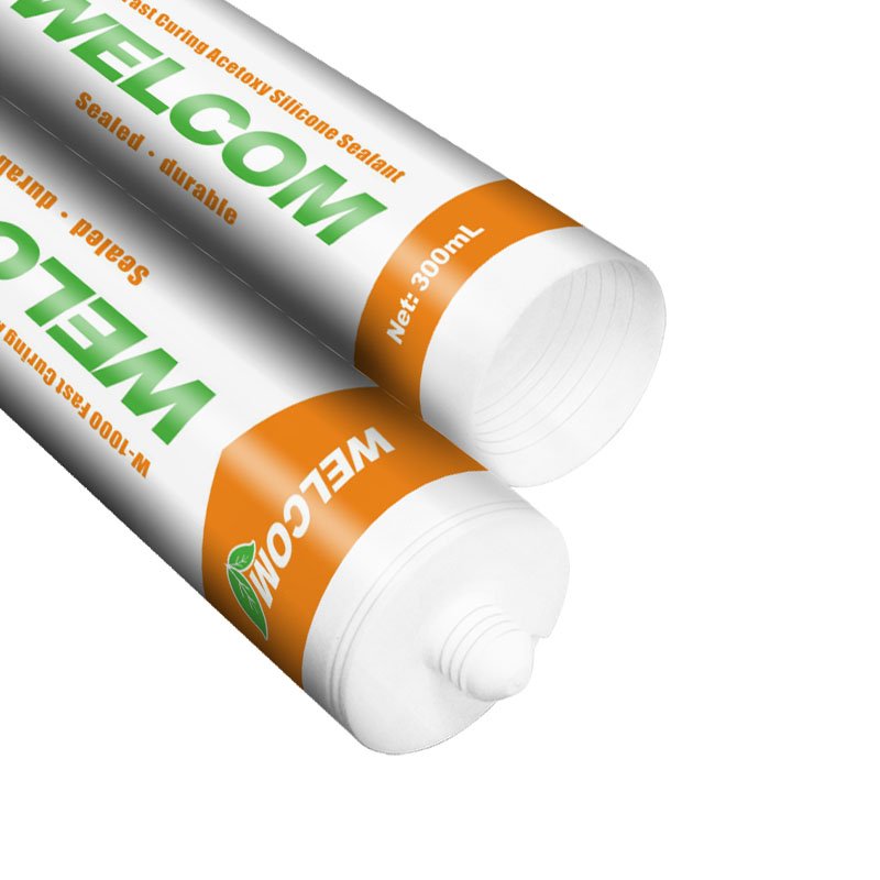 W-1000 Acetoxy Silicon Sealant Fast Curing Adhesive GP Kitchen Waterproof Adhesive Anti Mildew Neutral Silicone Sealant
