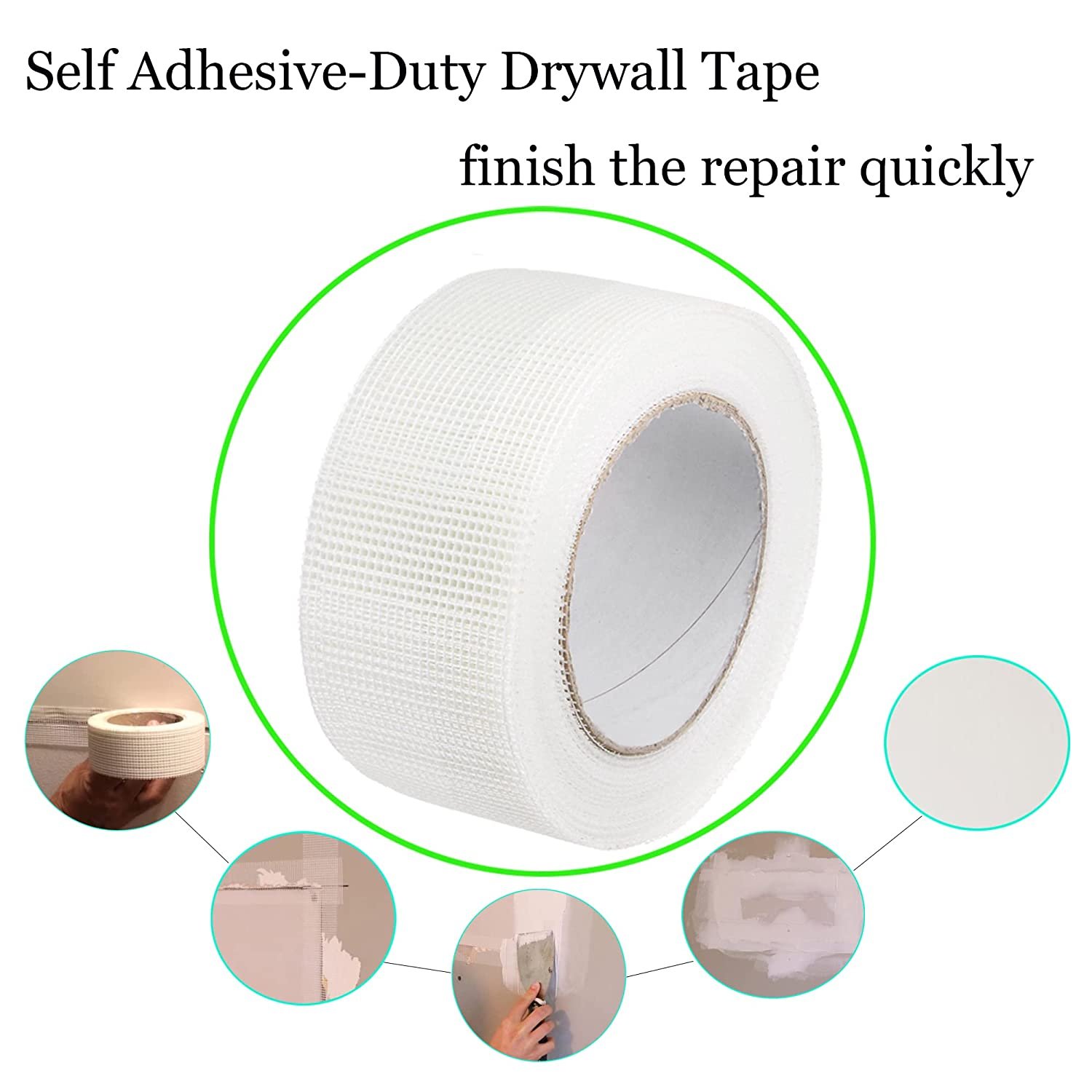 Waterproof Mesh Lows Self Adhesive Fiber 70G Joint Glass Self-Adhesive Fiberglass Tape
