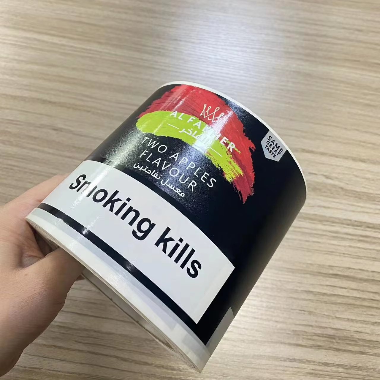 Custom Roll Waterproof Spot UV Label Reverse UV Adhesive Sticker Packaging Labels