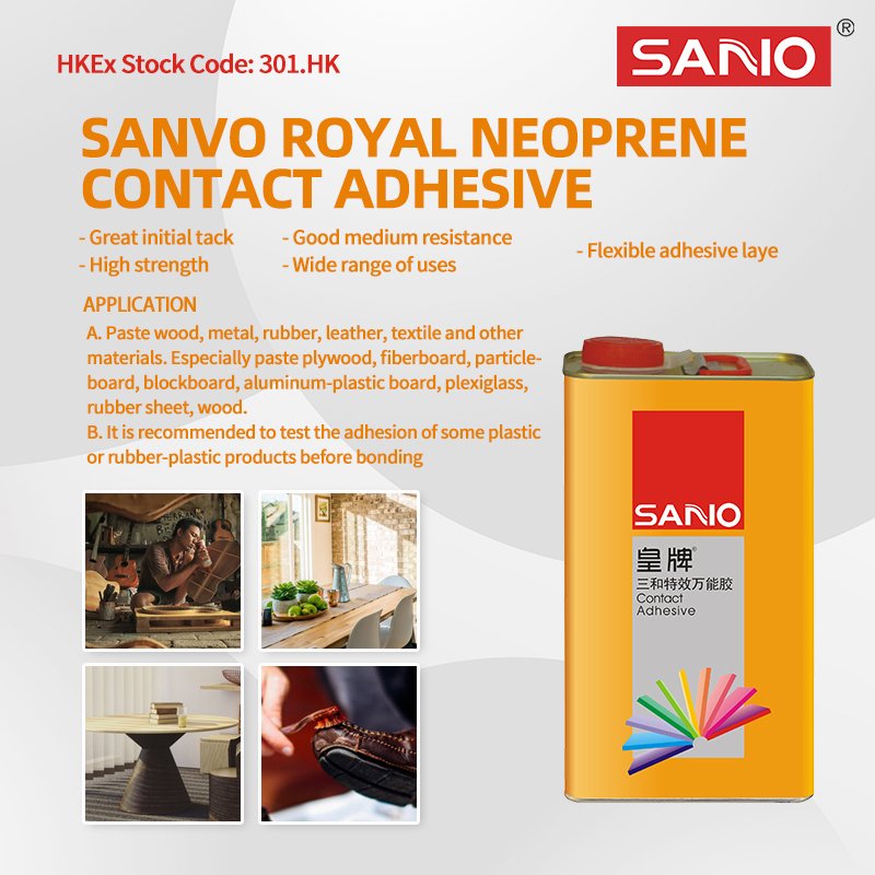 OEM High bonding strength contact glue universal Neoprene contact adhesive strong adhesion chloroprene rubber adhesive
