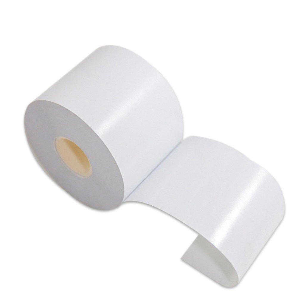 Premium Linerless Adhesive Paper Thermal Labels - High-Quality Self-Adhesive Roll for Efficient Labeling