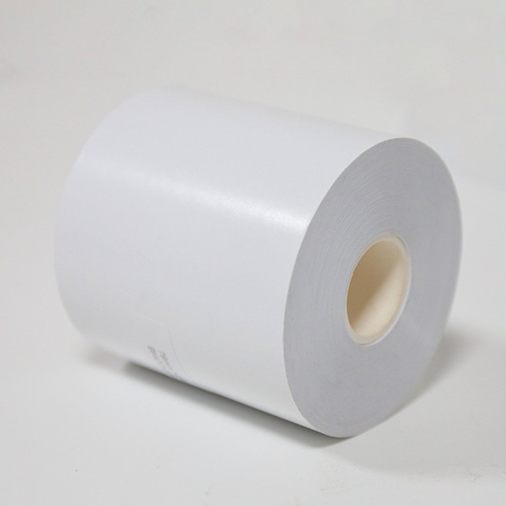 Premium Linerless Adhesive Paper Thermal Labels - High-Quality Self-Adhesive Roll for Efficient Labeling