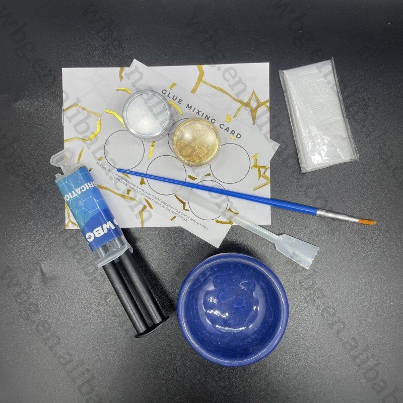 WBG Epoxy Resin Glue Adhesive Kintsugi Ceramic Repair Kit