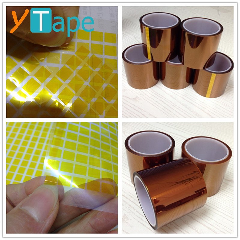Multi Pack 2 Inch Wide High Temperature Resistant Transferacy Color Sheet Thermo PI Adhesive Kaptons Heat Tape For Sublimation