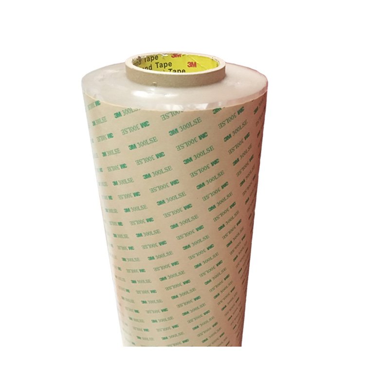 12Inch x60Yards , 3M 9495LE PET Tape With 300Lse Adhesive Hight Bonding Strength To LSE Plastics 3m 300lse double sided roll