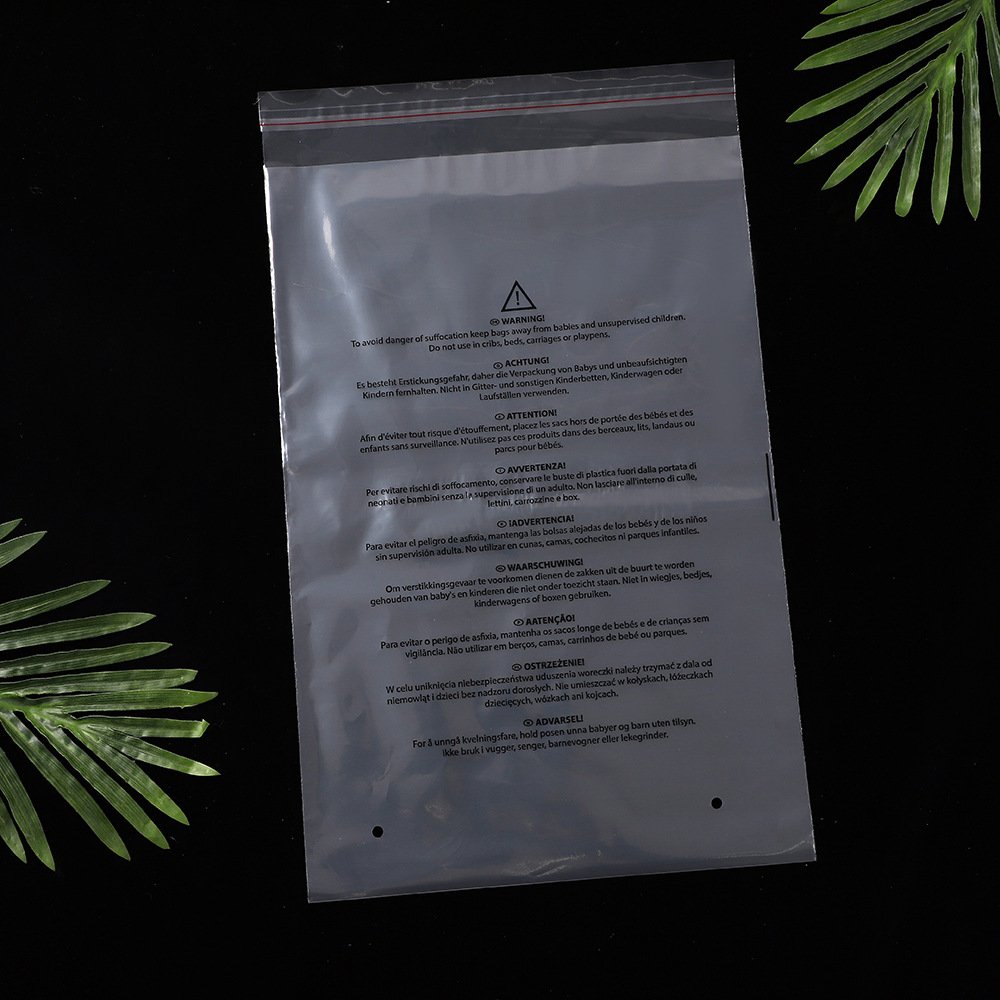 Plastic Transparent Clear Self Adhesive Bag Bopp Pp Opp Poly Plastic Cello Packaging Bags For Cellophane