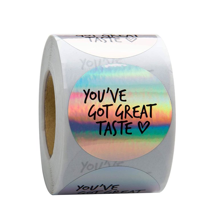 Custom Design Printing Waterproof Transparent Holographic 3d Hologram Self- Adhesive Anti-counterfeiting Sticker Label