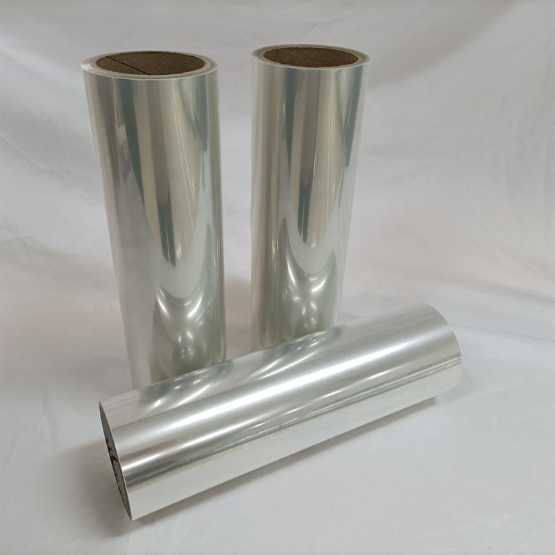 Clear PET Double Sided Adhesive Cold Lamination Film Double Sided Mounting Film For Acrylic Lenticular Sheet