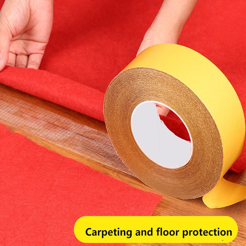 Customized high-viscosity Carpet double sided adhesive tape Double sided cloth based tape for carpet leather fixing