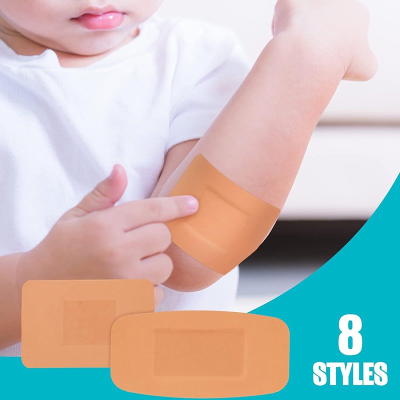Variety Bandages Pack Assorted Sizes Band aid Fingertip Waterproof Breathable Adhesive Bulk Wound Plaster