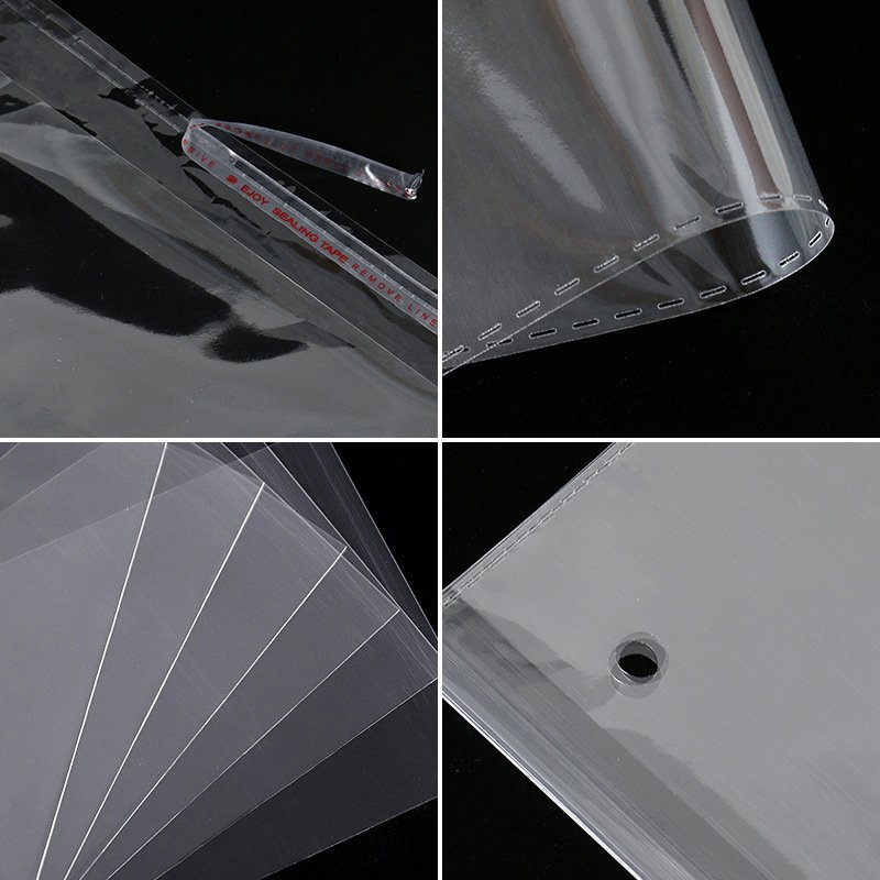 Apparel Package OPP Bag Self Sealing Transparent Bag for Clothing Clear Plastic Bags
