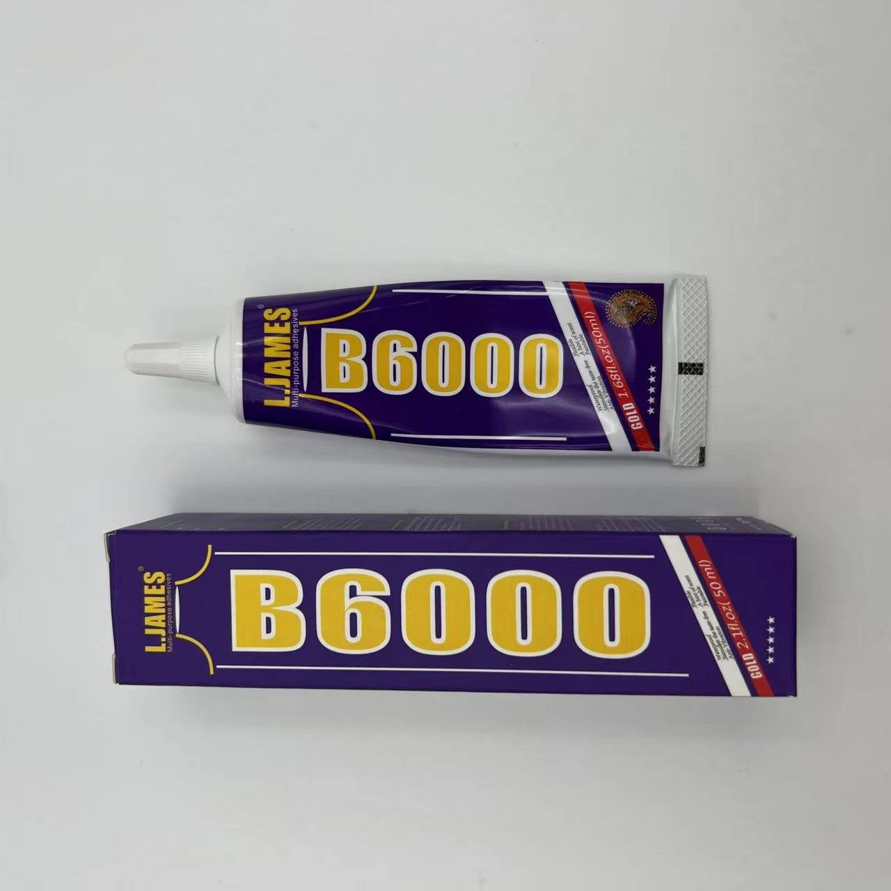 custom design High quality B6000 Glue Epoxy Adhesive 50ML 100ML for crystal jewelry glass metal DIY acrylic