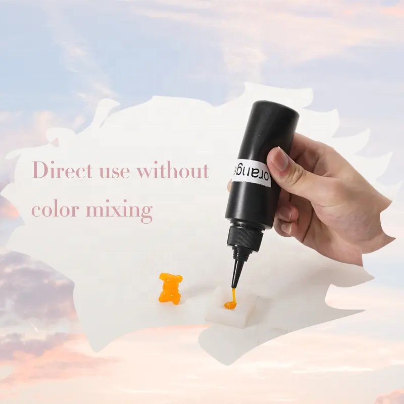 Wholesale Crystal Clear Solid Color UV Curing Resin Translucent Colored UV Resin Kit Hard Type Adhesive Glue