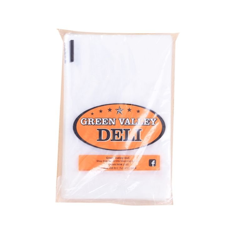 26*40cm Wholesale clear white self adhesive seal plastic bags, plastic packing opp bags for clothes