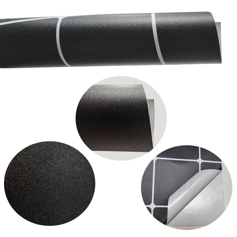 Self Adhesive PVC Vinyl Home Decoration Film Colorful Table Wall Floor Furniture Decoration Self-adhesive Vinyl Film Roll