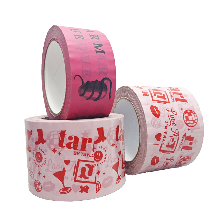 Colored Parcel Plastic Transparent Tape Strong Adhesive Acrylic Polypropylene Bopp Tape Custom Tape For Packaging