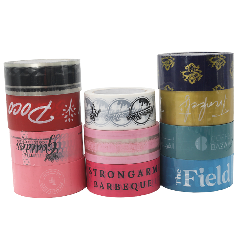 Colored Parcel Plastic Transparent Tape Strong Adhesive Acrylic Polypropylene Bopp Tape Custom Tape For Packaging