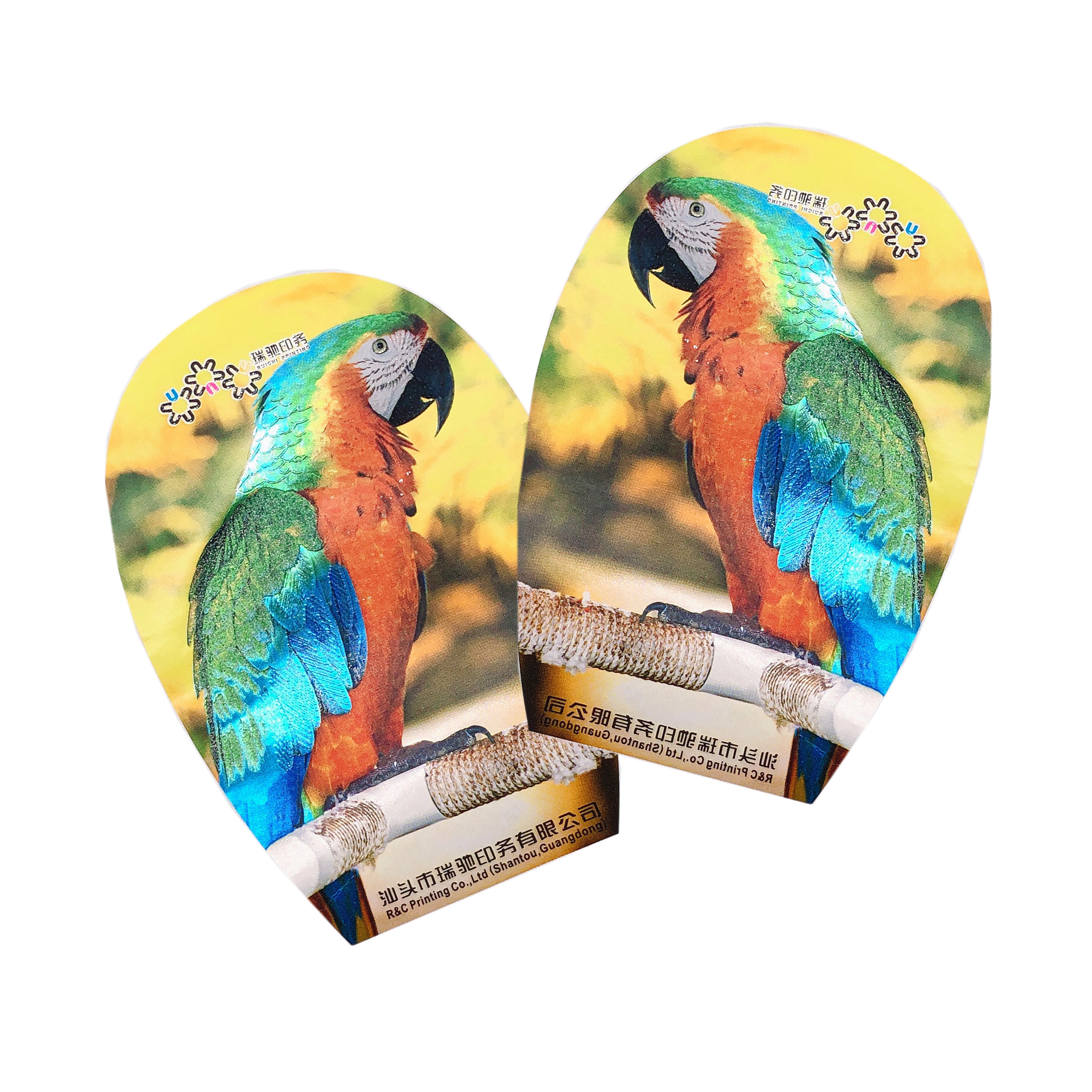 Best selling Custom Adhesive Waterproof material Glossy Logo Label Sticker Printing High transparency waterproof label
