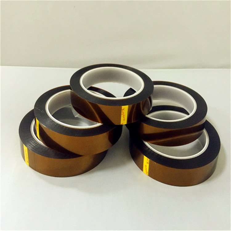 Pressure Sensitive Type Silicone Adhesive Golden Finger Amber Film Polyimide Tape