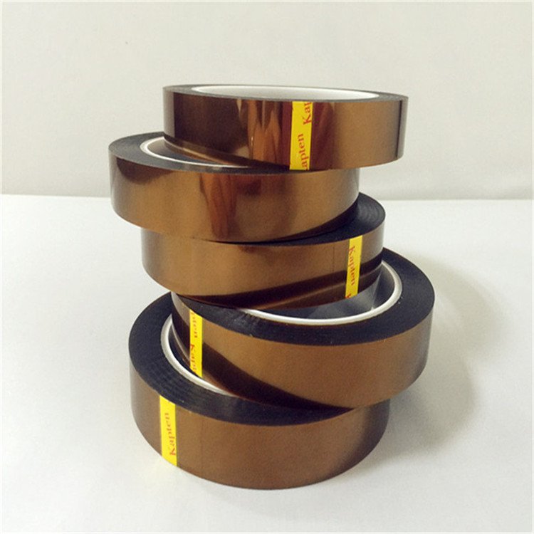 Pressure Sensitive Type Silicone Adhesive Golden Finger Amber Film Polyimide Tape