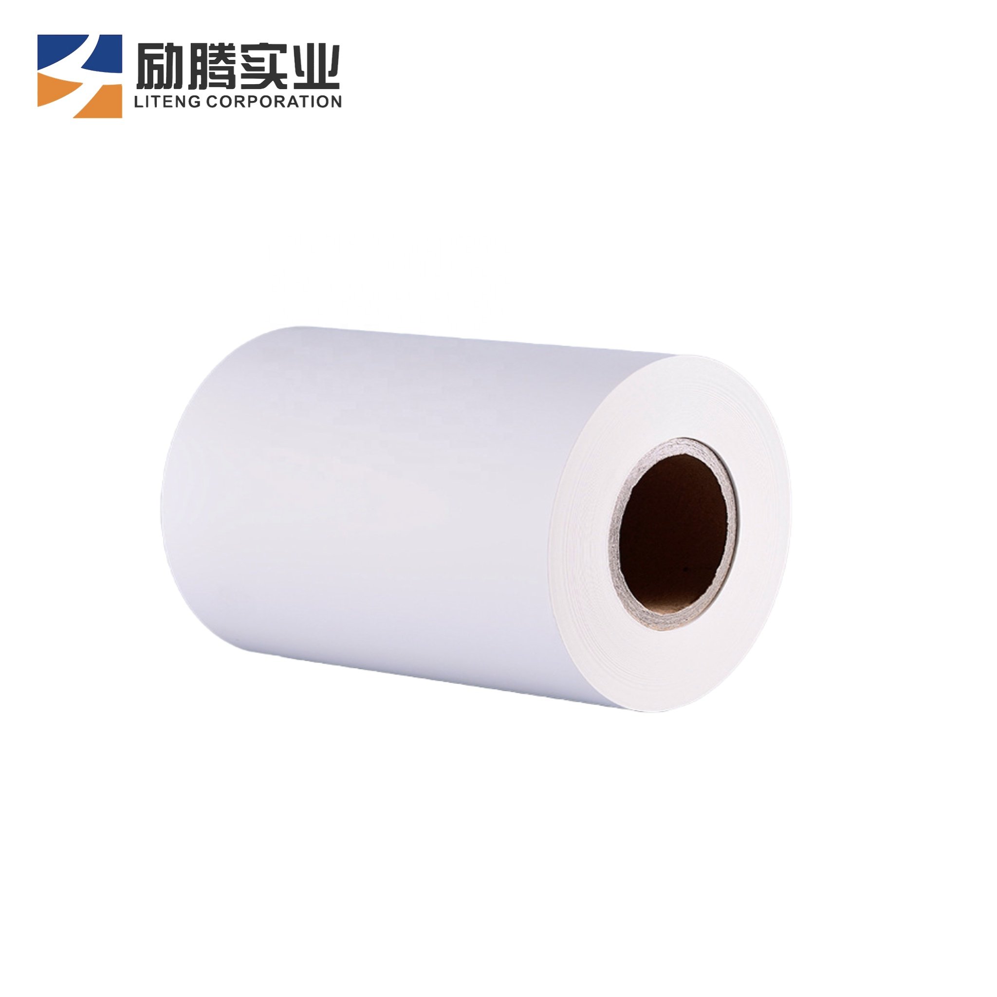 Self-adhesive 60um Gloss White PP Film with Deep freezer Adhesive