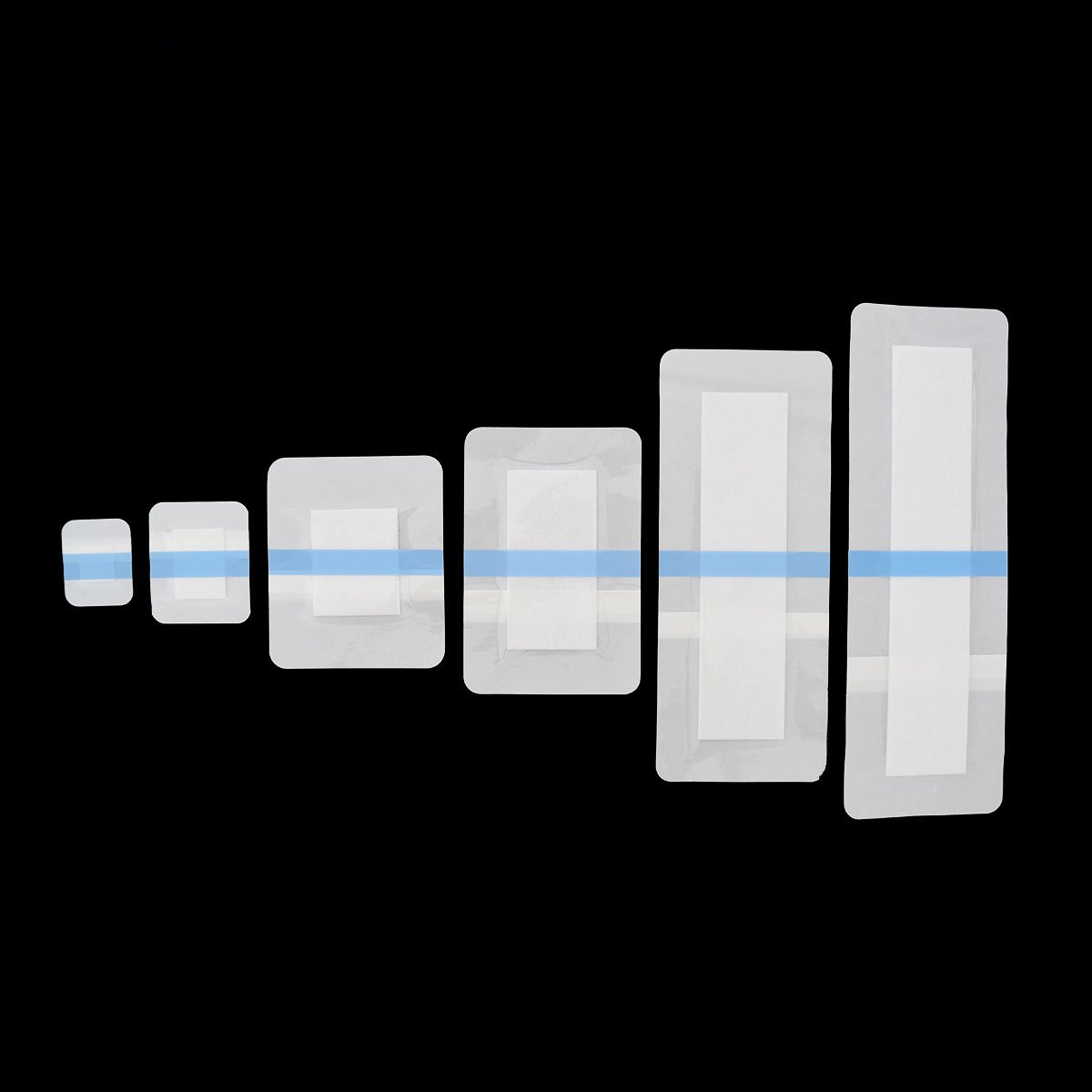 Transparent Film medical Dressing with Pad Waterproof Adhesive Bandages Post Surgical Wound Cover Barrier Film