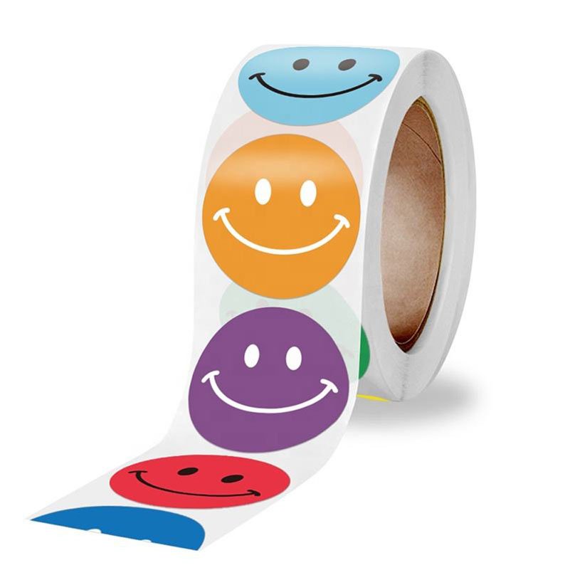 Custom Round Adhesive Waterproof stickers Synthetic Paper Bottle Label