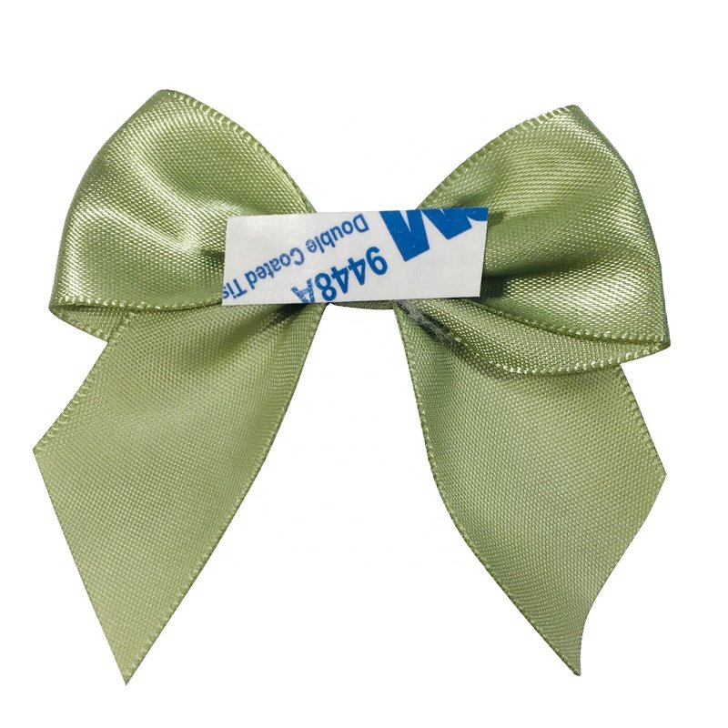 OKAY Ribbon Hot Sale 5cm Satin Ribbon Bow Self Adhesive, Packing Bow