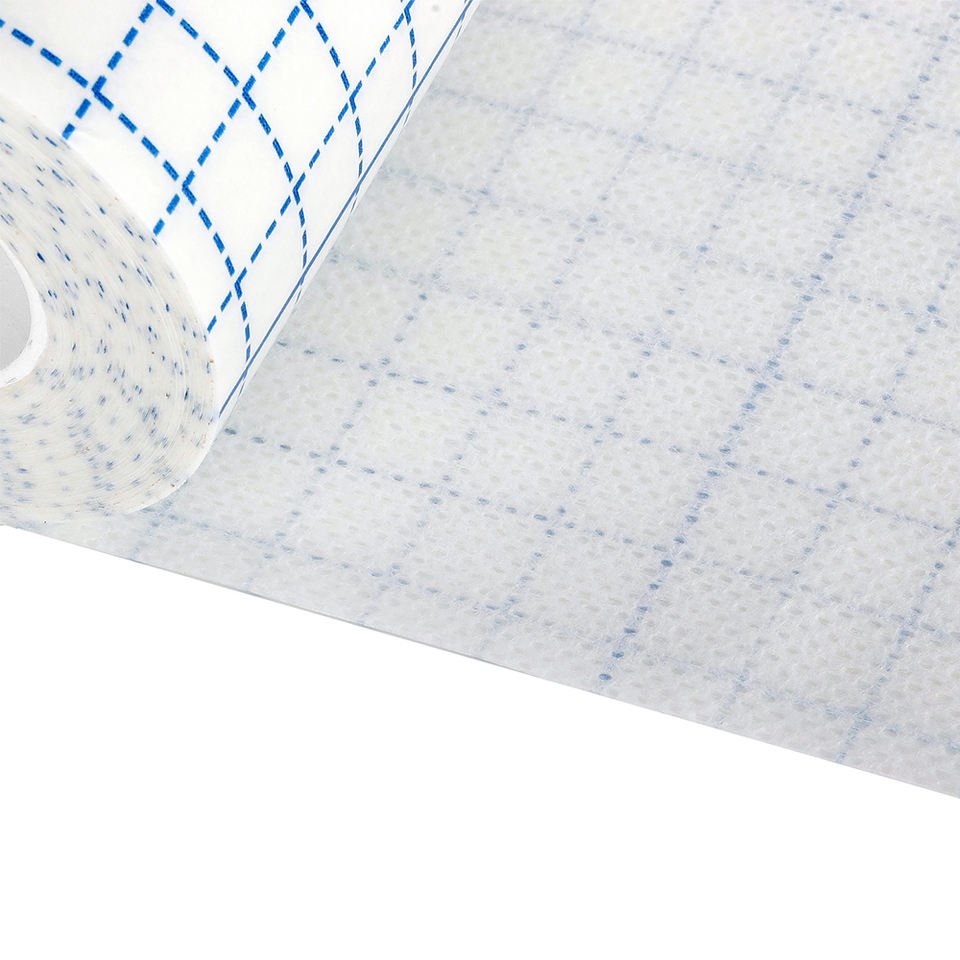 Medical Waterproof Wound Cover Dressing Fix Roll Medical Adhesive Non Woven Tape Fix Dressing Roll