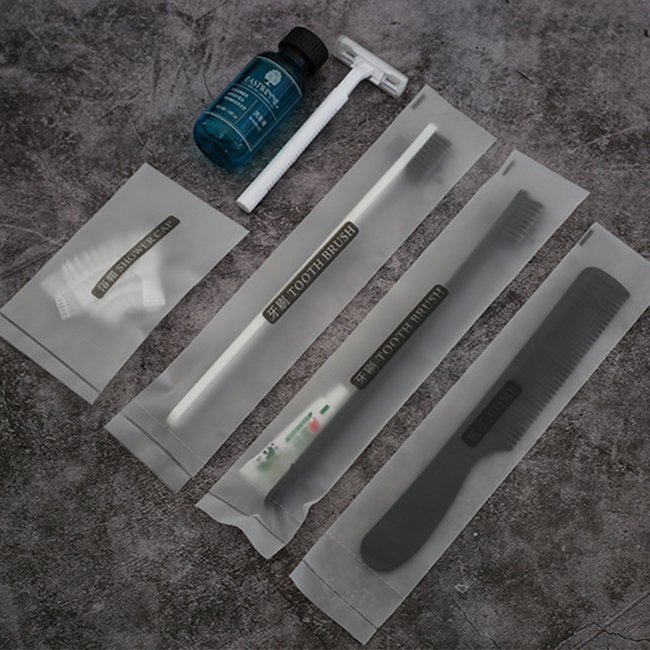 Wholesale frost Transparent self adhesive CPE plastic bag for phone accessories