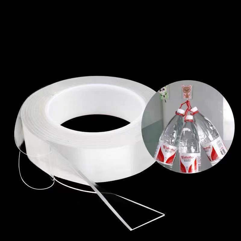 Non-marking double-sided multifunctional transparent acrylic nanotape