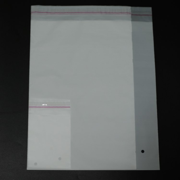 Frosted CPE Poly Plastic Clear Self Adhesive Bag For Toy Jewely