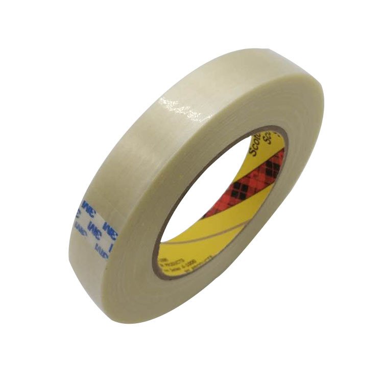 Wear resistance filament tape fiberglass 0.15mm 8915 self adhesive fiber glass tape