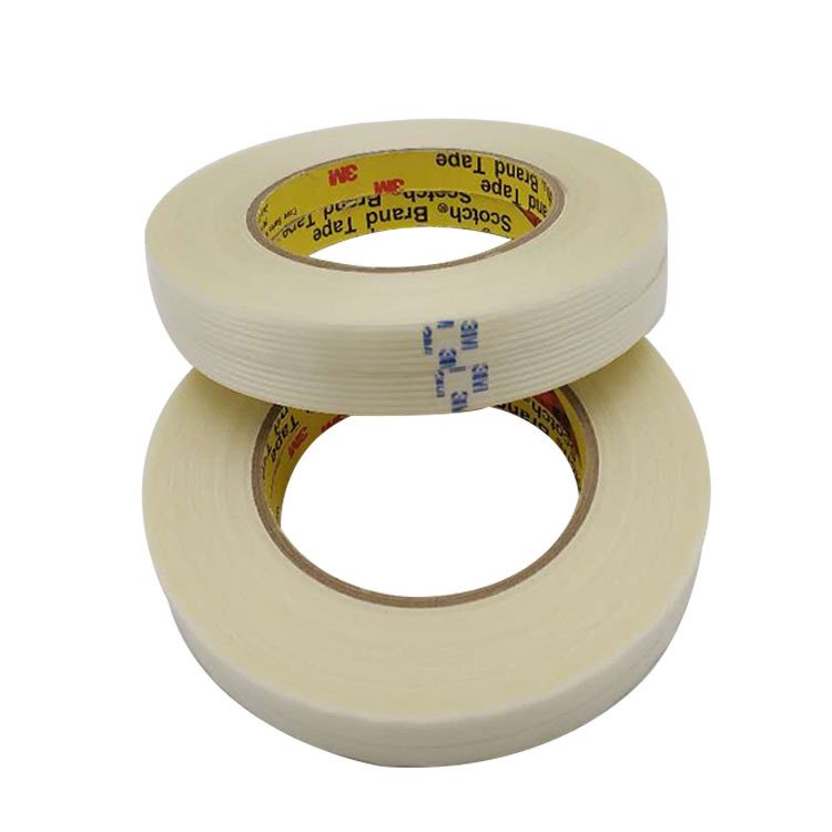 Wear resistance filament tape fiberglass 0.15mm 8915 self adhesive fiber glass tape