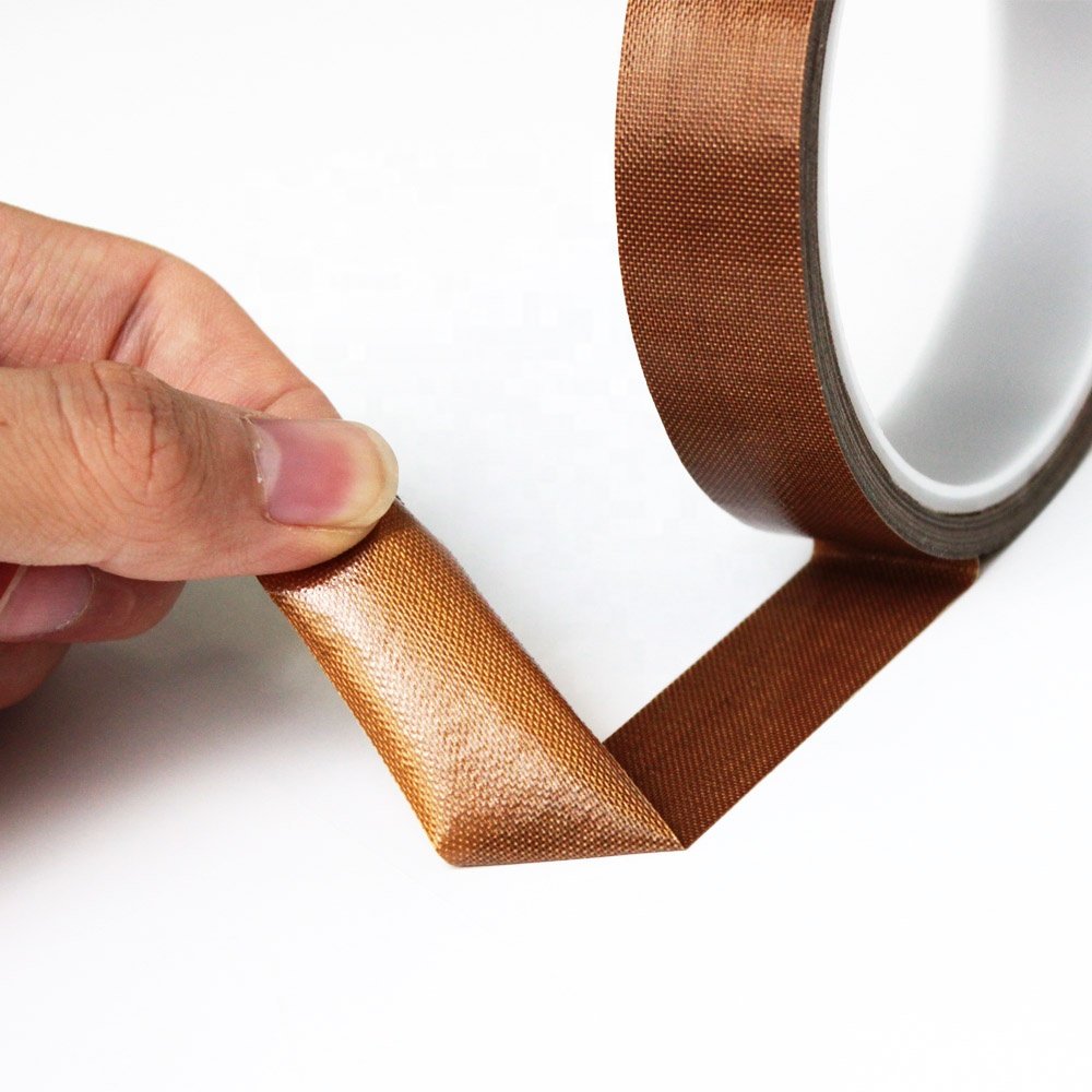 4- Heat Resistant Sealer Anti Sticky Sealing PTFE Coated Fiberglass Glass Cloth with Silicone Glue Self Adhesive Tape