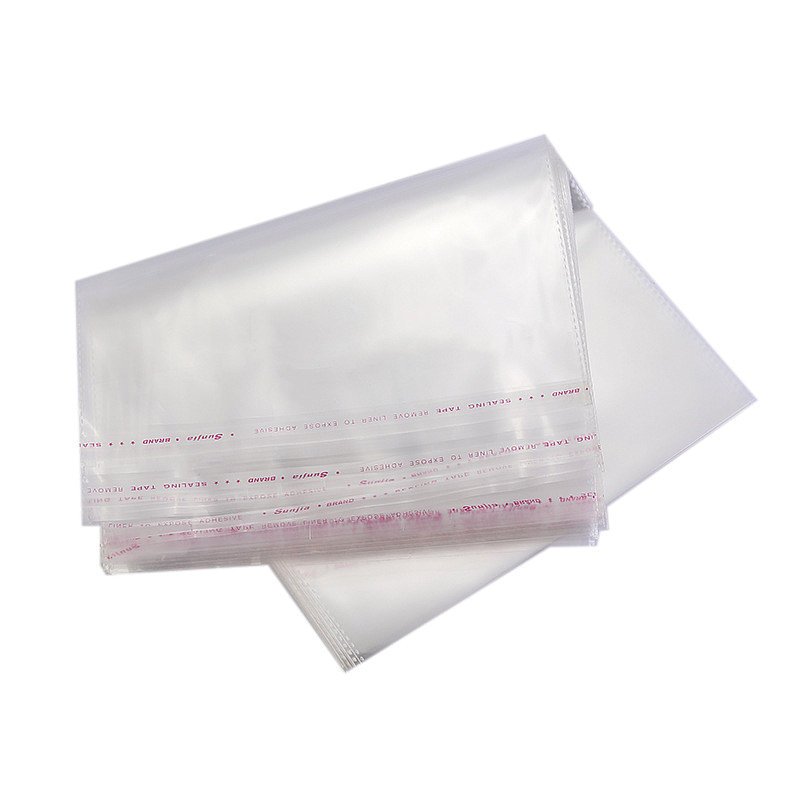 Wholesale Clear Resealable Poly Cellophane Jewelry Gift Packing Plastic Reusable Opp Self Adhesive Bag