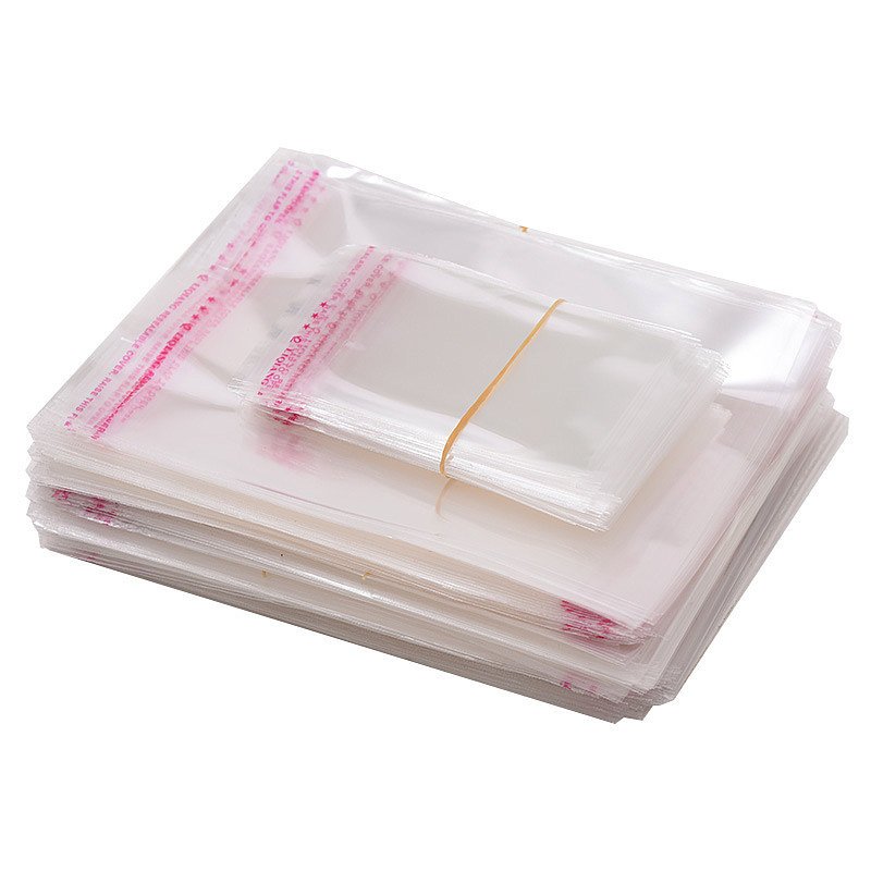 Wholesale Clear Resealable Poly Cellophane Jewelry Gift Packing Plastic Reusable Opp Self Adhesive Bag