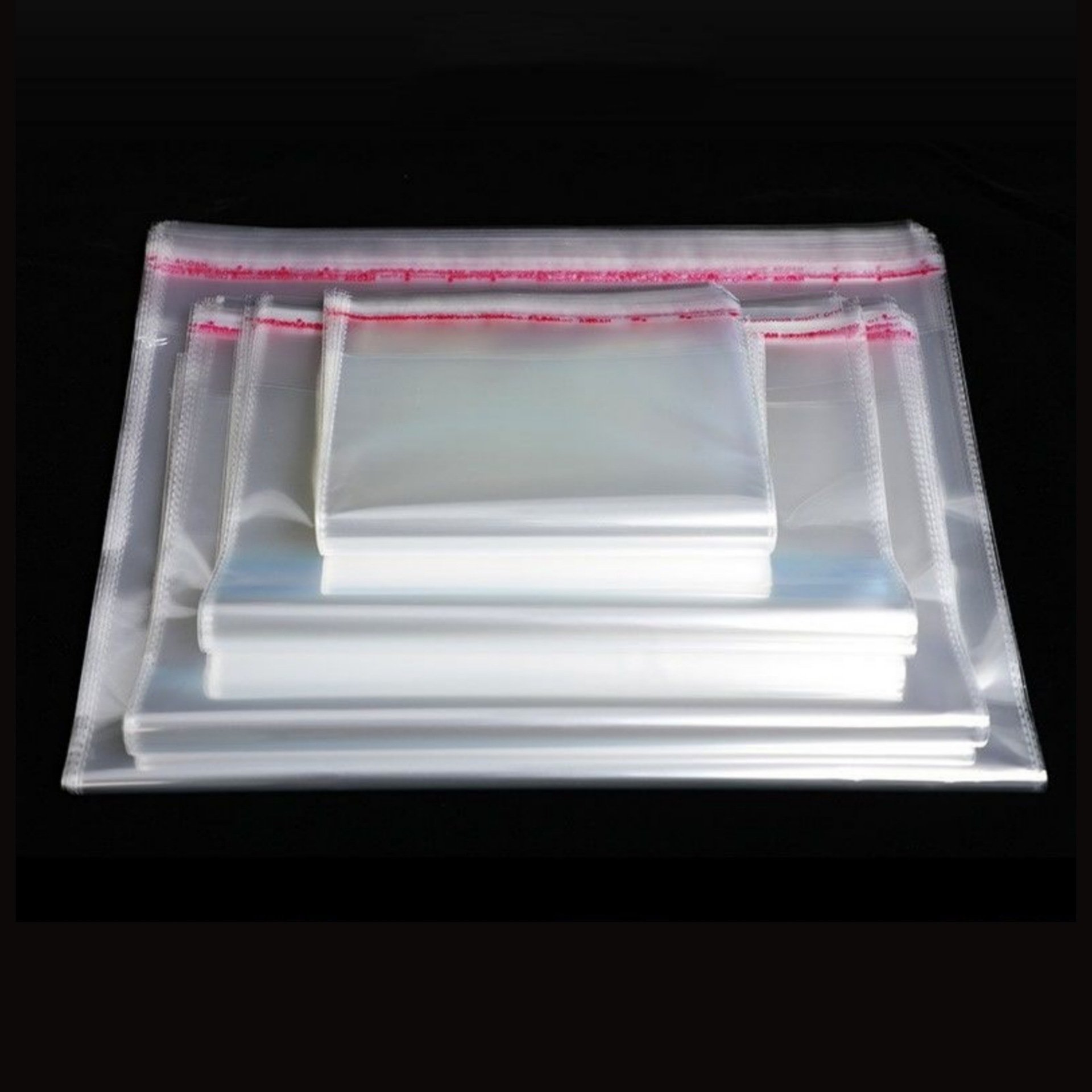 Clear Resealable Cellophane BOPP transparent Poly Bags Packing Plastic Bags Self Adhesive Seal OPP bag
