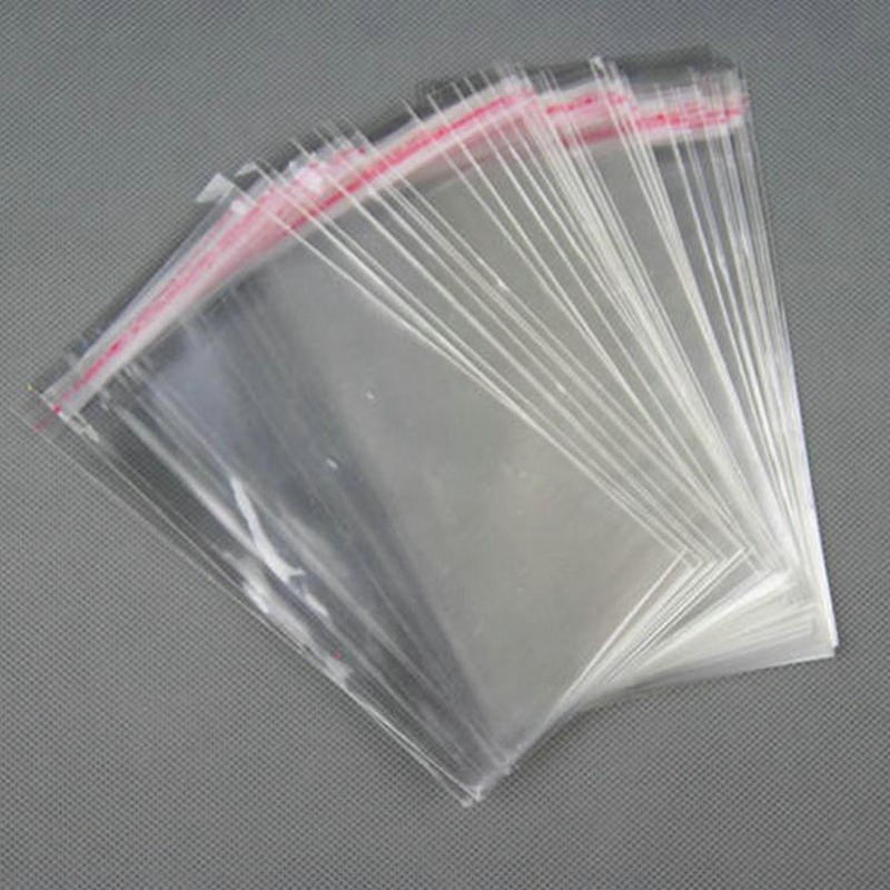 Clear Resealable Cellophane BOPP transparent Poly Bags Packing Plastic Bags Self Adhesive Seal OPP bag