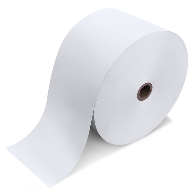 ECO / TOP Self adhesive label rolls Sticker Roll Strong hot melt for the manufacture of printing paper