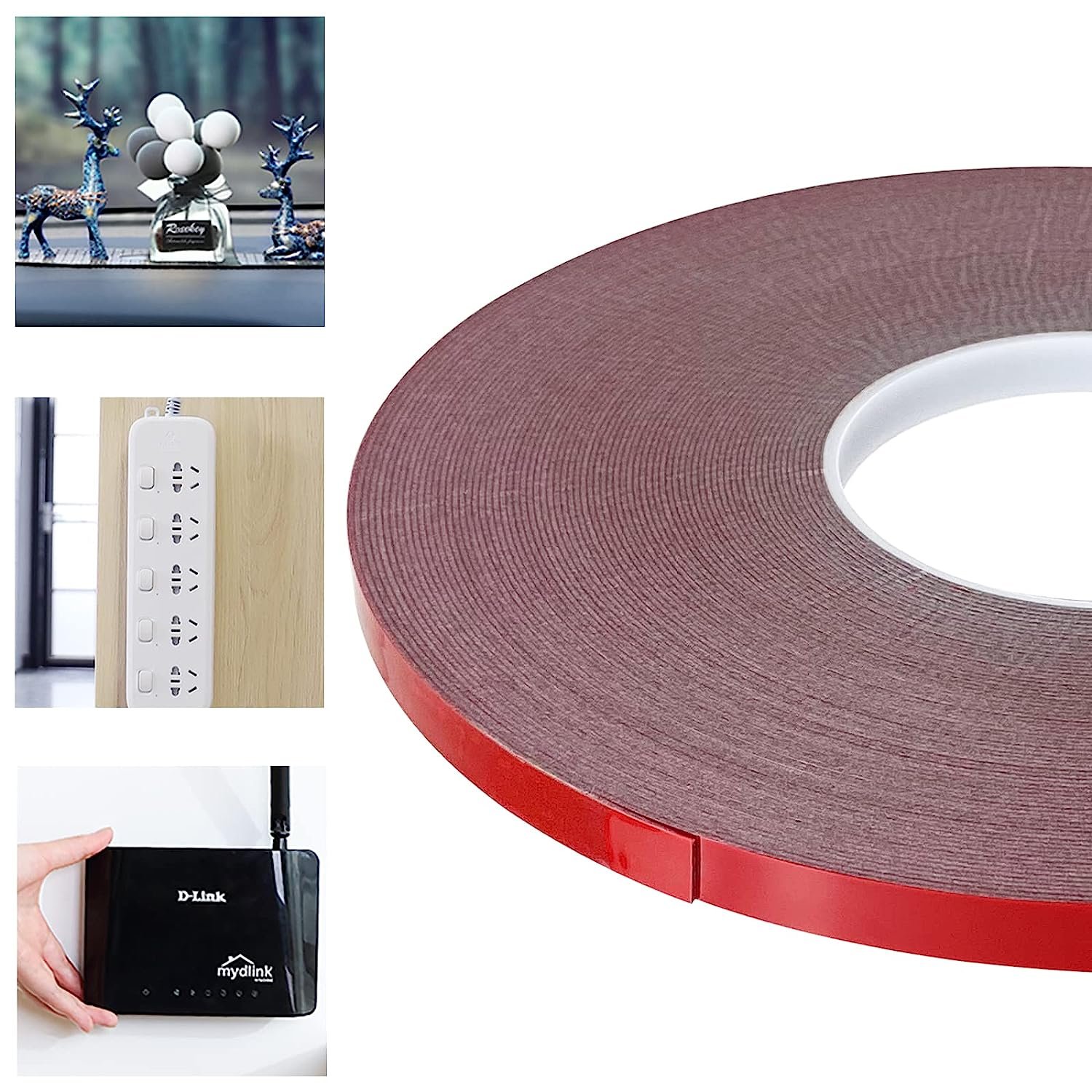Permanent Bonding Double Sided Tape Heavy Duty Mounting Double Sided Adhesives Acrylic Foam Tape for Car Decor Outdoor Home