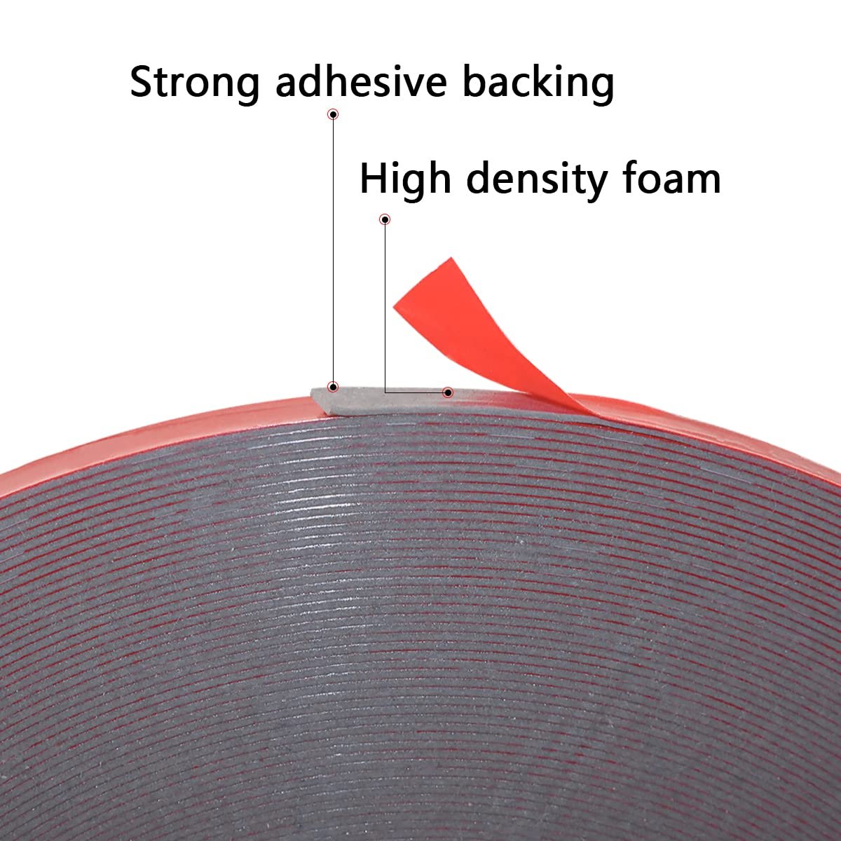 Permanent Bonding Double Sided Tape Heavy Duty Mounting Double Sided Adhesives Acrylic Foam Tape for Car Decor Outdoor Home