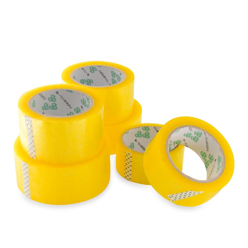 customized 48mm transparent clear self adhesive sealing packing carton tape packaging bopp tape for packaging boxes