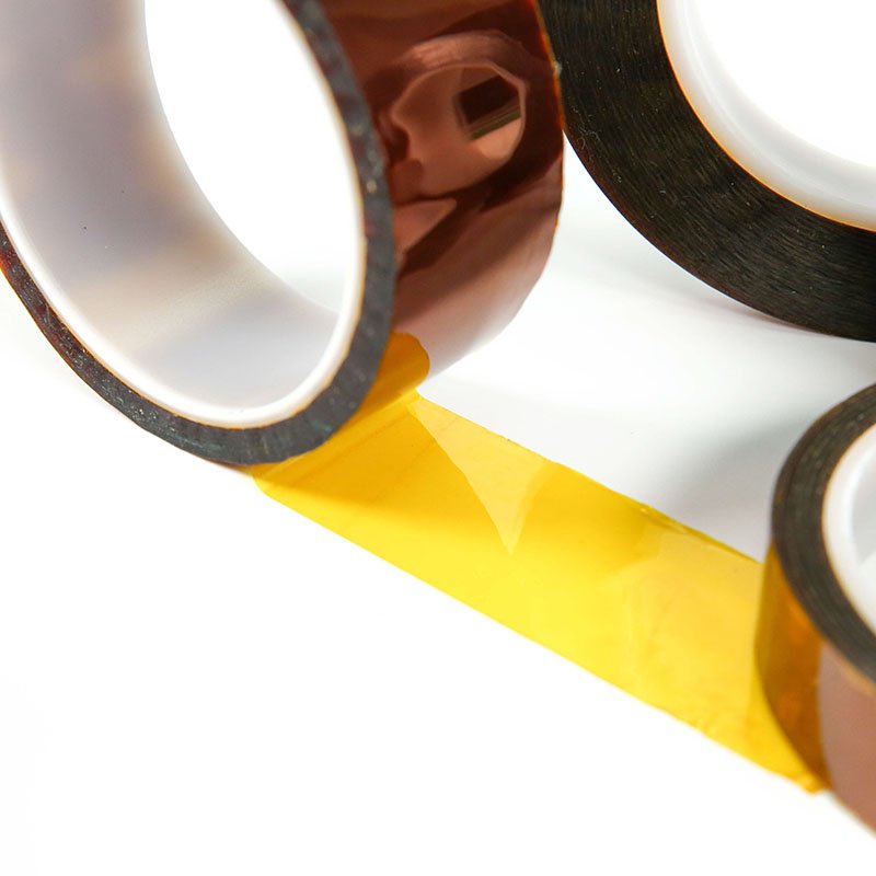 Amber Color High Temperature Polyimide Kaptons Tape Heat Resistant Tape For Sublimation Pi Film With Silicone Adhesive