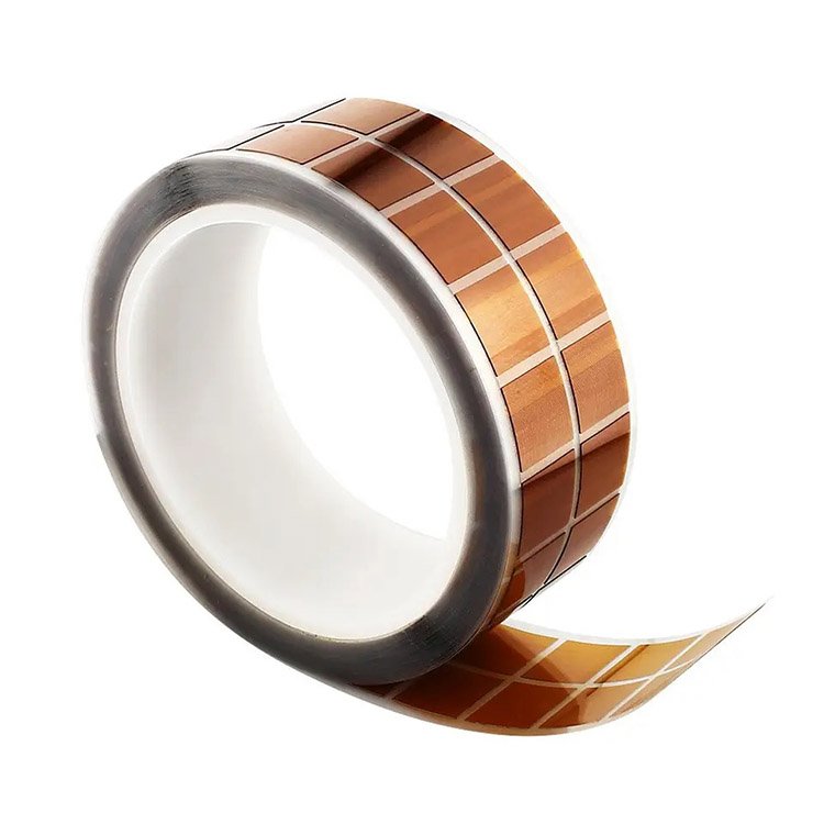 Amber Color High Temperature Polyimide Kaptons Tape Heat Resistant Tape For Sublimation Pi Film With Silicone Adhesive