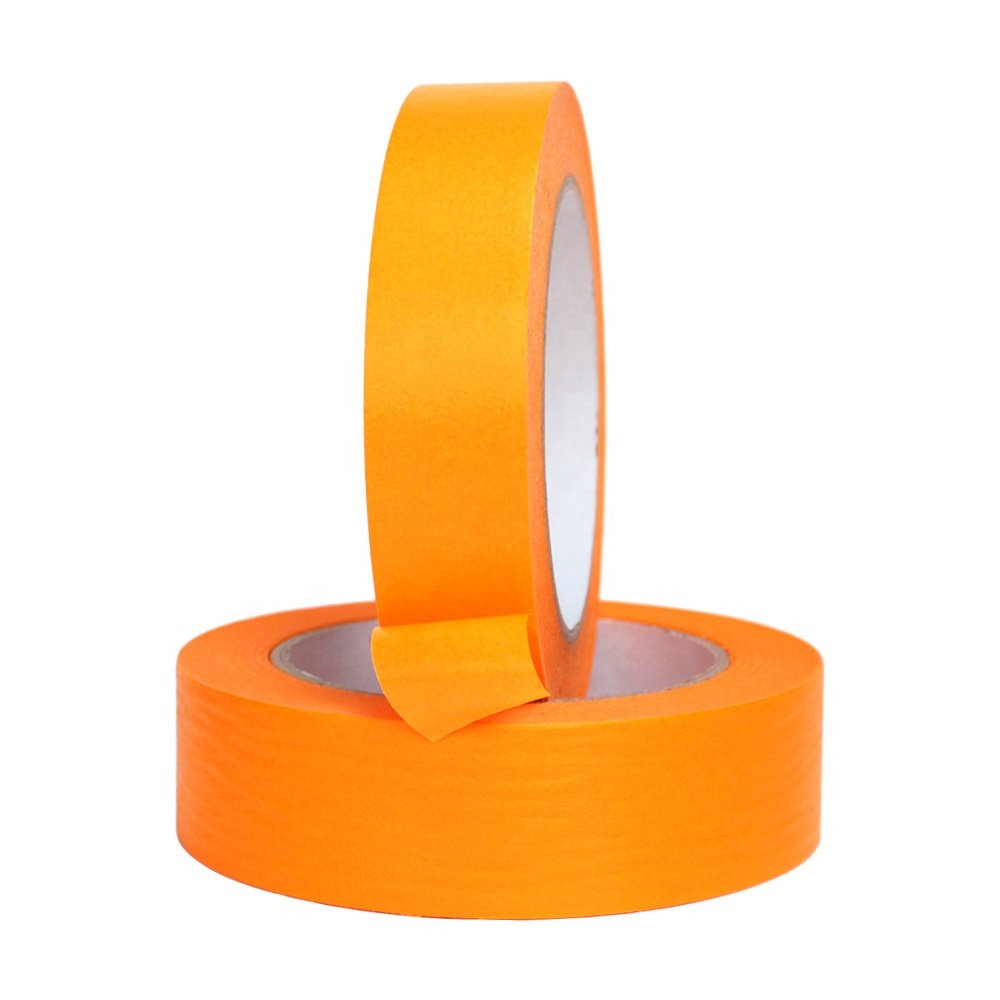 1- Recyclable Colorful Heat UV Resistant Automotive Auto Car Spraying Painting Masking Crepe Washi Paper Self Adhesive Tape