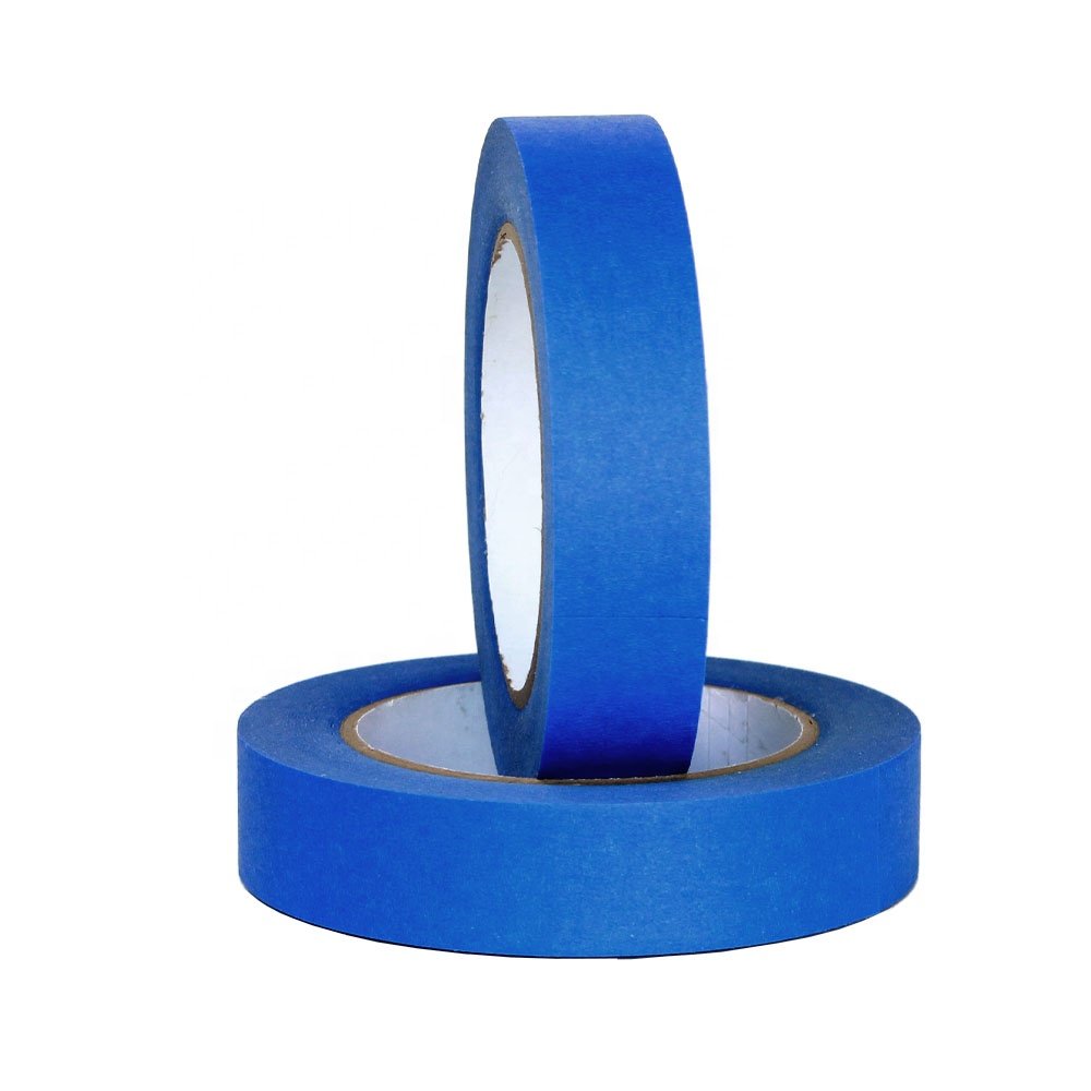 1- Recyclable Colorful Heat UV Resistant Automotive Auto Car Spraying Painting Masking Crepe Washi Paper Self Adhesive Tape